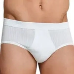 Schiesser 2P Sport Briefs With Fly Wei&szlig; Baumwolle Medium Herren