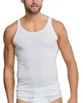 Schiesser Original Classics Fine Rib Undershirt Wei&szlig; Baumwolle Medium Herren