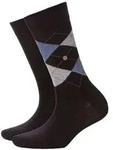 Burlington 2P Everyday Mix Cotton Sock Schwarz/Blau Gr 36/41 Herren