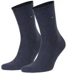 Tommy Hilfiger 2P Women Classic Casual Socks Blau Gr 35/38 Damen