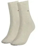 Tommy Hilfiger 2P Women Classic Casual Socks Beige Gr 35/38 Damen