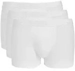 Jockey 3P Cotton Plus Trunk Wei&szlig; Small Herren
