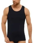 Schiesser Long Life Soft Sleeveless Shirt Dunkelblau Small Herren