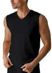 Mey Dry Cotton Muscle Shirt Schwarz Medium Herren