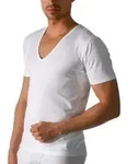 Mey Dry Cotton Functional V-Neck Shirt Wei&szlig; Medium Herren