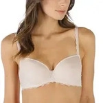 Mey BH Amorous Half Cup Spacer Bra Beige Polyamid A 75 Damen