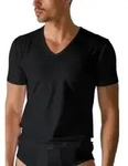Mey Dry Cotton V-Neck Shirt Schwarz Medium Herren