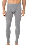 Calida Lange Unterhosen Wool and Silk Pants Grau Medium Herren