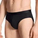 Calida 3P Natural Benefit Brief Schwarz Baumwolle Large Herren