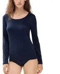 Mey Emotion Top Long Sleeved Mitternachtsbl 36 Damen