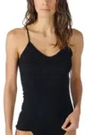 Mey Noblesse Spaghetti Top Schwarz Baumwolle 36 Damen