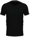 Stedman Clive Crew Neck Schwarz ringgesponnene Baumwolle Small Herren