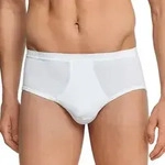 Schiesser Original Classics Fine Rib Sport Brief Wei&szlig; Baumwolle Large Herren