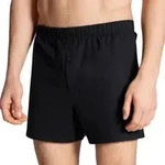Calida Cotton Code Boxer Shorts With Fly Schwarz Baumwolle XX-Large Herren