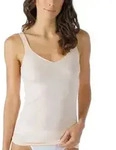 Mey Noblesse Cami-Top V-Neck Cr&egrave;me Baumwolle 38 Damen