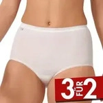 Sloggi 2P Basic Plus Maxi Briefs Wei&szlig; Baumwolle 48 Damen