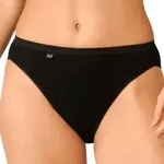 Sloggi 3P Basic Tai Schwarz Baumwolle 44 Damen
