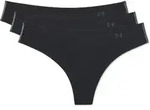 Under Armour 3P Pure Stretch Thong Schwarz Medium Damen
