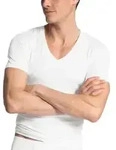 Calida Evolution V-Shirt 14317 Wei&szlig; 001 Baumwolle X-Large Herren