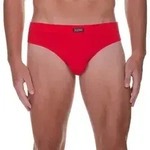Bruno Banani 2P Check Line 2.0 Sports Brief Rot Polyamid X-Large Herren