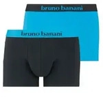 Bruno Banani 2P Flowing Shorts Schwarz/Blau Baumwolle X-Large Herren