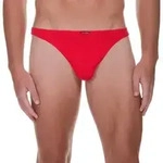 Bruno Banani Check Line 2.0 String Rot Polyamid Large Herren