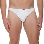 Bruno Banani Check Line 2.0 String Wei&szlig; Polyamid XX-Large Herren