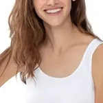 Mey Mood Top With Wide Straps Wei&szlig; 40 Damen