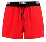 Puma Badehosen Logo Short Length Swim Shorts Rot Polyester Large Herren