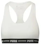 Puma BH Iconic Racer Back Bra Wei&szlig; X-Small Damen