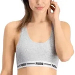 Puma BH Iconic Racer Back Bra Grau Medium Damen