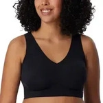 Schiesser BH Invisible Soft Bralette Schwarz 44 Damen