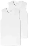 Schiesser 2P Organic Cotton Tank Top Wei&szlig; Baumwolle Medium Herren