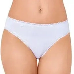 Sloggi 3P 24 7 Cotton Lace Tai Briefs Wei&szlig; Baumwolle 38 Damen
