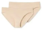 Schiesser 2P 95-5 Organic Tai Beige Baumwolle Medium Damen