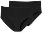 Schiesser 2P 95-5 Organic Cotton Midi Briefs Schwarz Baumwolle XX-Large Damen
