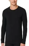 Schiesser 95-5 Organic Cotton Long Sleeve Shirt Schwarz &Ouml;kologische Baumwolle