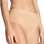 Calida Natural Comfort Brief Highwaist Beige Baumwolle Small Damen