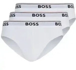 BOSS 3P Power Brief Wei&szlig; Baumwolle Large Herren