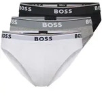 BOSS 3P Power Brief Schwarz/Wei&szlig; Baumwolle Large Herren