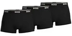 BOSS 6P Cotton Stretch Trunks Schwarz Baumwolle Small Herren