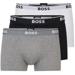 BOSS 3P Cotton Stretch Trunks Wei&szlig;/Schwarz Baumwolle XX-Large Herren