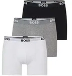 BOSS 3P Cotton Stretch Boxer Brief Long Mixed Baumwolle Medium Herren