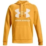 Under Armour Rival Fleece Big Logo Hoodie Orange/Wei&szlig; Small Herren