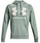 Under Armour Rival Fleece Big Logo Hoodie Hellgr&uuml;n Medium Herren