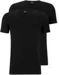 BOSS 2P Modern Round Neck T-shirt Schwarz Baumwolle Small Herren