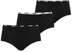 Puma 3P Iconic Cotton Mini Shorts Schwarz Baumwolle Large Damen