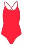 Puma V-Neck Padded Swimsuit Rot Medium Damen
