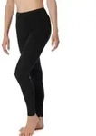 Schiesser Luxury Leggings Schwarz Baumwolle 38 Damen