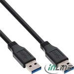 InLine 35205, InLine USB 3.2 Gen.1 Kabel, A an A, schwarz, 0,5m, Grundpreis:...